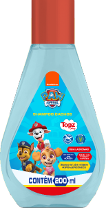 Shampoo Topz Patrulha Canina Cachos Hidratados Hipoalergênico 200ml