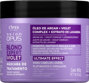 Máscara De Tratamento Salon Opus Blond Expert Violet 400gr