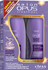 Kit Shampoo E Condicionador Salon Opus Blond Expert Violet