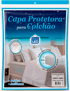 Capa Colchão Especial Solteiro Plast Leo Ref 970