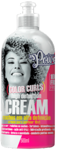 Creme P/ Pentear Soul Power High Definition Color Curls Cream Cachos Em Alta Definição 500ml