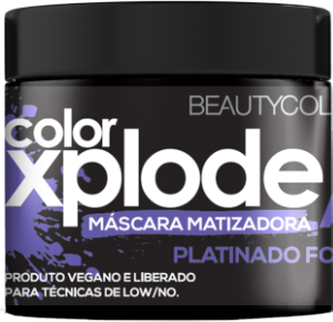 Máscara Colorante Beauty Color Xplode Vegana Platinado Focus 300g