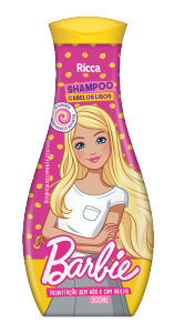 Shampoo Ricca Barbie Cabelos Lisos  S/ Parabeno 500ml