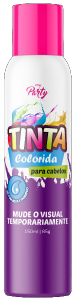 Tinta Spray Temporária My Party P/ Cabelo Pink 150ml