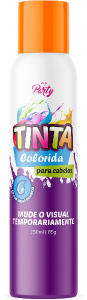 Tinta Spray Temporária My Party P/ Cabelo Laranja 150ml