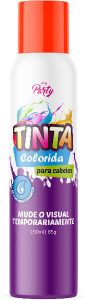 Tinta Spray Temporária My Party P/ Cabelo Vermelho 150ml