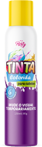 Tinta Spray Temporária My Party P/ Cabelo Amarelo Brasil 150ml
