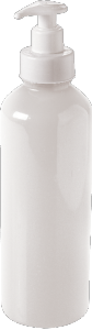 Porta Sabonete Líquido Plástico C/ Bomba 970ml Branco Plasútil Ref 13115