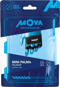 Mini Palma Palmar Neomove Preta P(8,5cm) Mova Ortopédicos